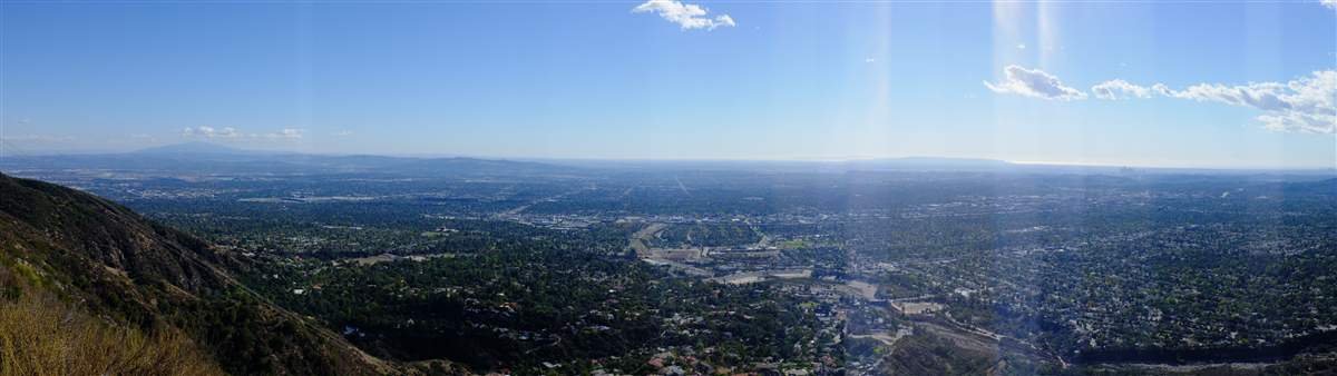 City of Industry and San Gabriel Valley panorama - pallet delivery